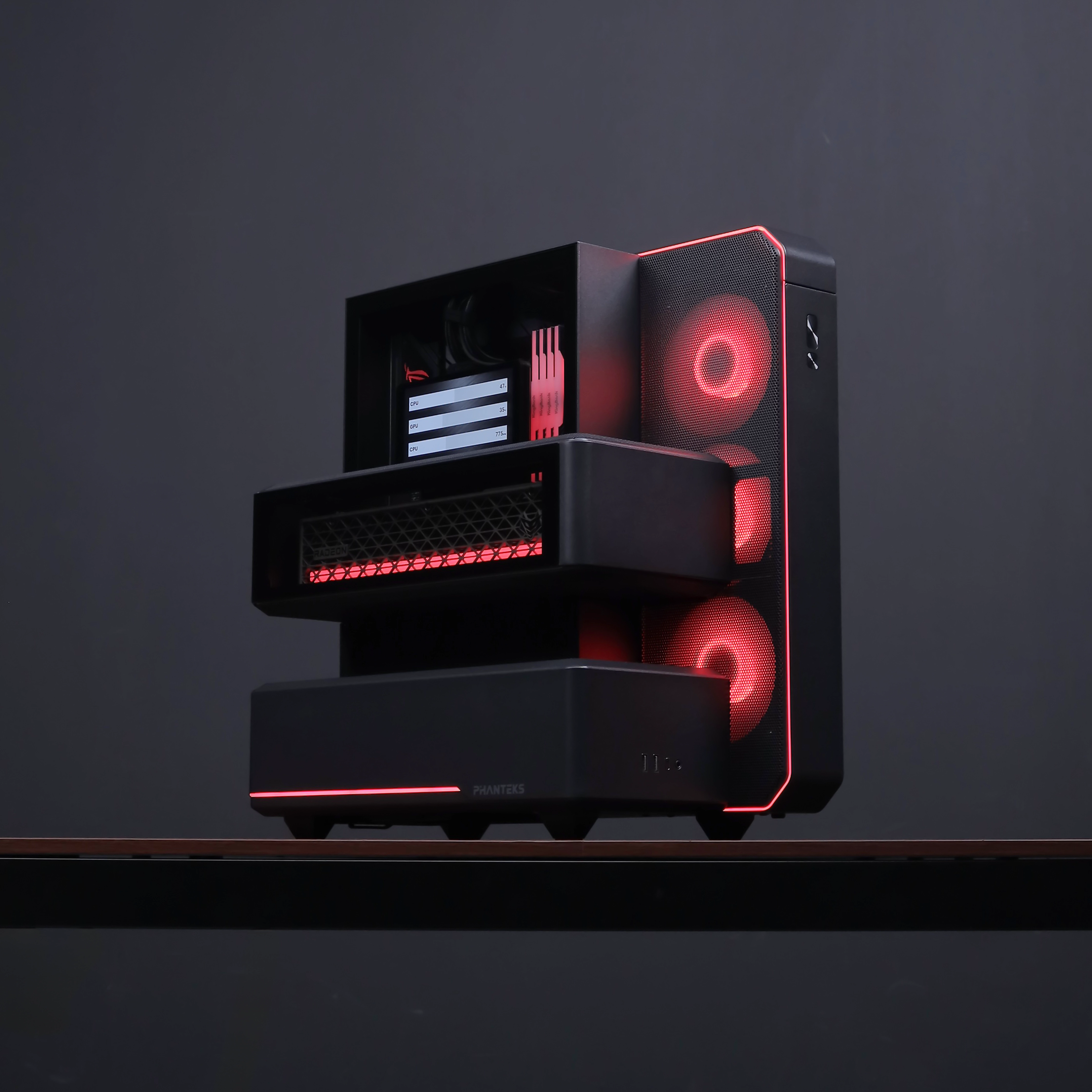 PHANTEKS EX5 MAX DRGB TG CASE SATIN BLACK ATX