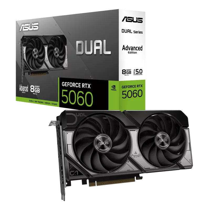 ASUS GEFORCE RTX5060 DUAL OC 8GB ADVANCED EDITION