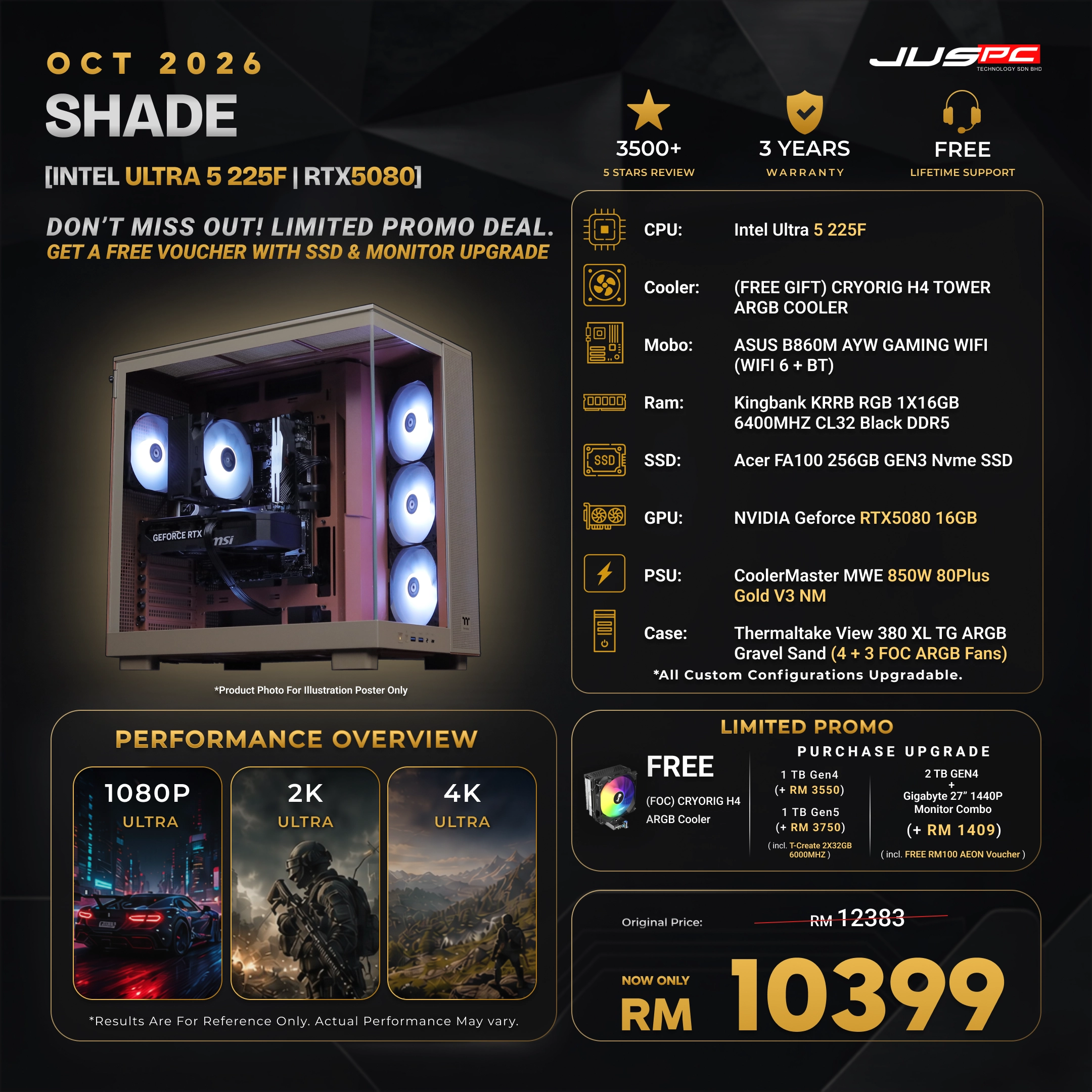 Shade (INTEL ULTRA 5 225F | RTX5080)