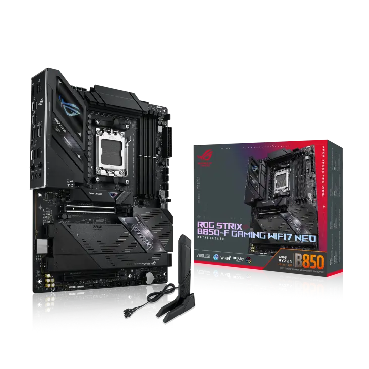ASUS ROG STRIX B850-F GAMING WIFI7 NEO ATX (WIFI 7 | BT 5.4) (4x RAM SLOT | 4x NVME SLOT)